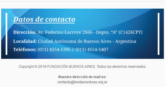 Fundación Buenos Aires