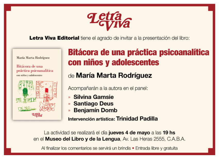 Afiche Presentación Letra Viva
