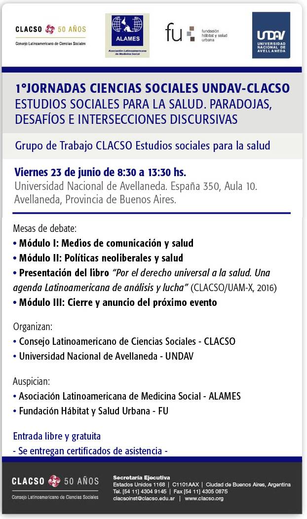 Jornadas UNDAV-CLACSO