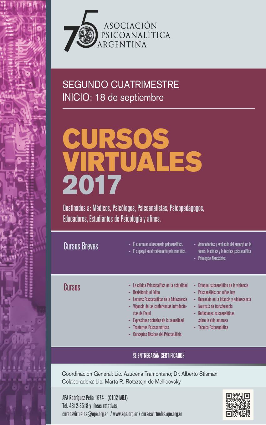 Afiche APA - Cursos Virtuales 2017