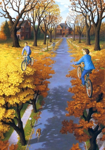 Ilustración: Robert Gonsalves, pintor surrealista canadiense (1959-2017)