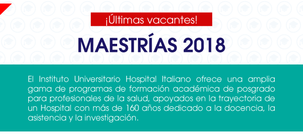  Maestrías 2018