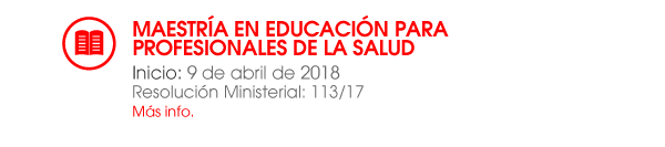 Maestría en Educación para Profesionales de la Salud