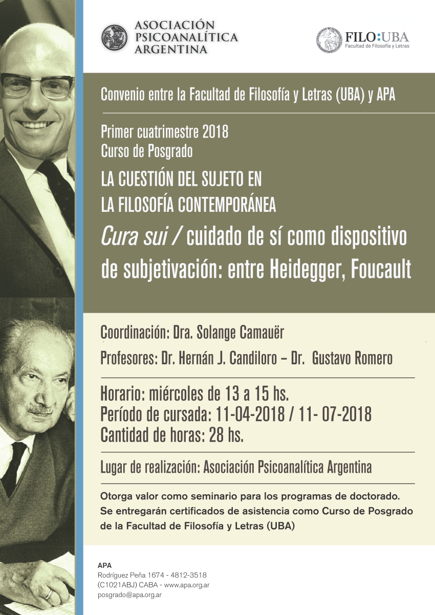 Afiche APA-UBA-FILOSOFÍA-2018