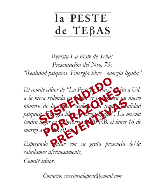 imagen invitación num. 73 peste de tebas