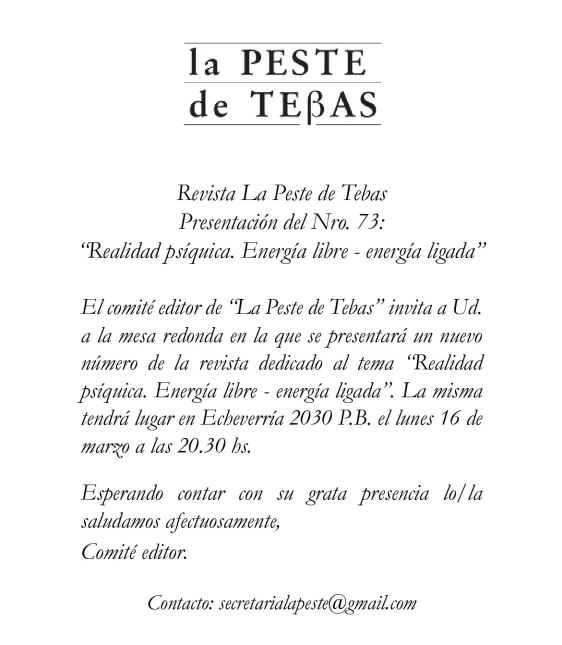 imagen invitación num. 73 peste de tebas