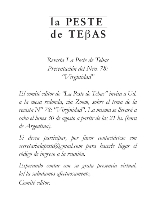 imagen invitación peste de tebas